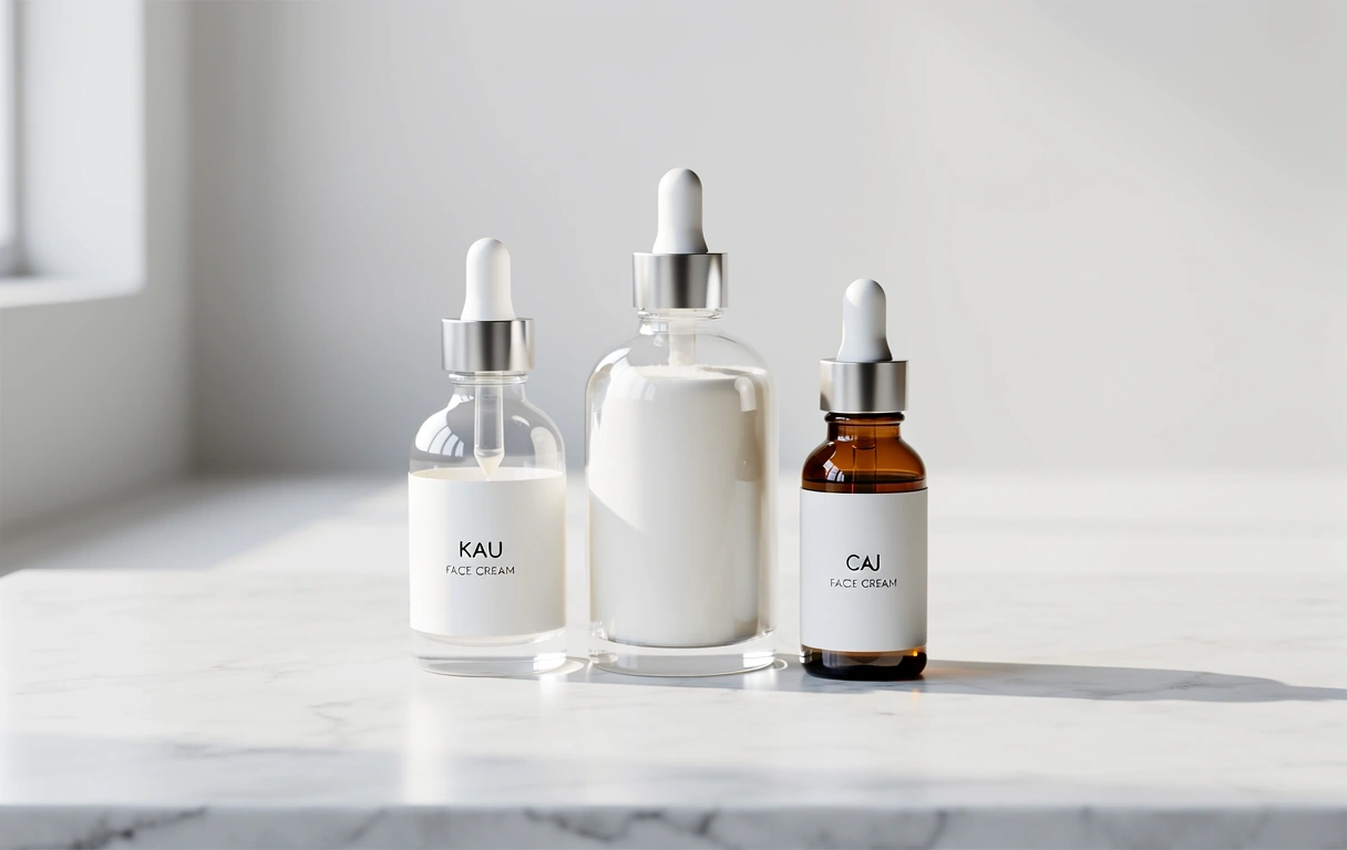 Premium wellness and skincare workspace